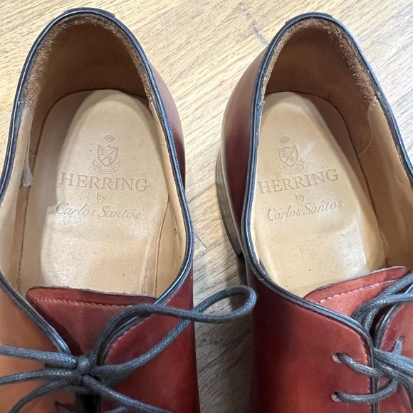 Thomas Bird Wholcut Oxford Chestnut Shoes - Picture 5 of 7